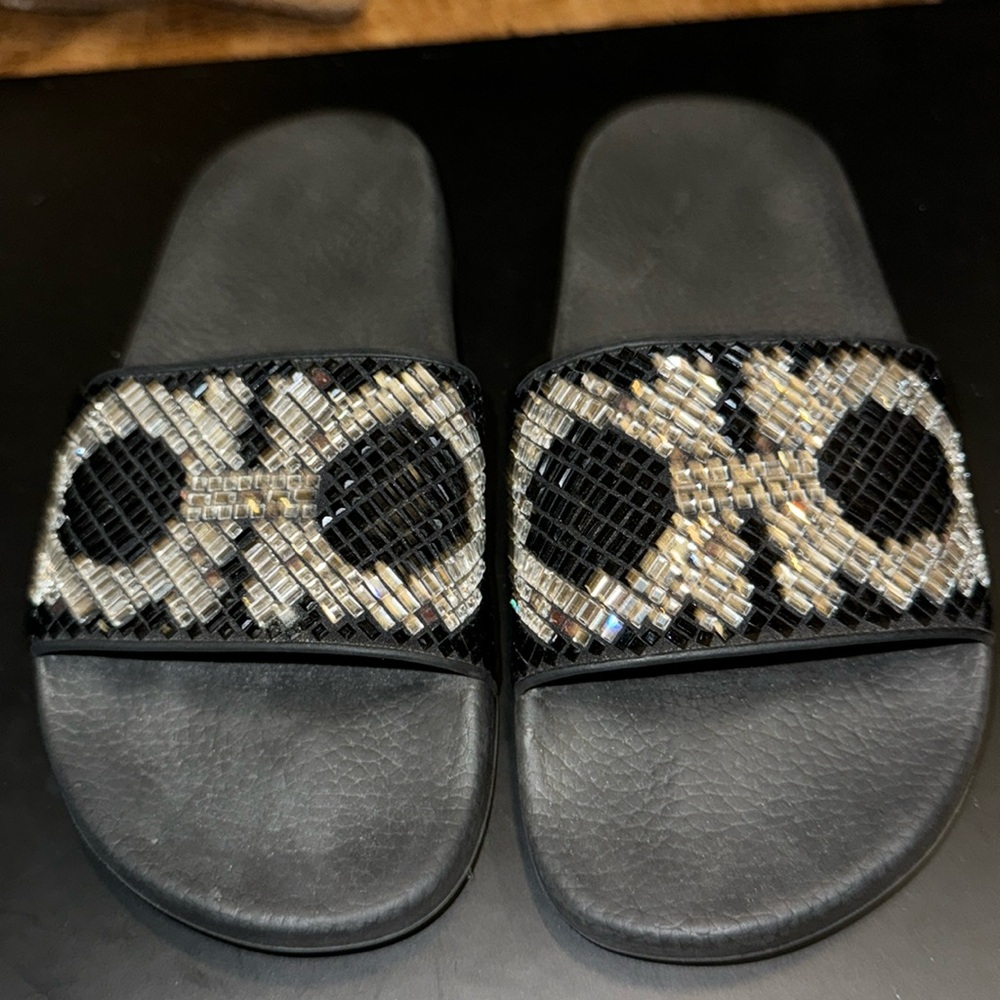 Salvatore Ferragamo crystal women’s slides
